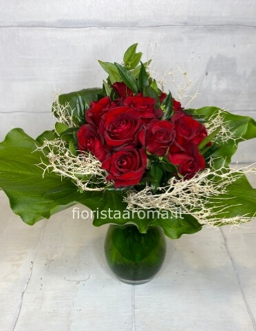 Bouquet di roselline rosse