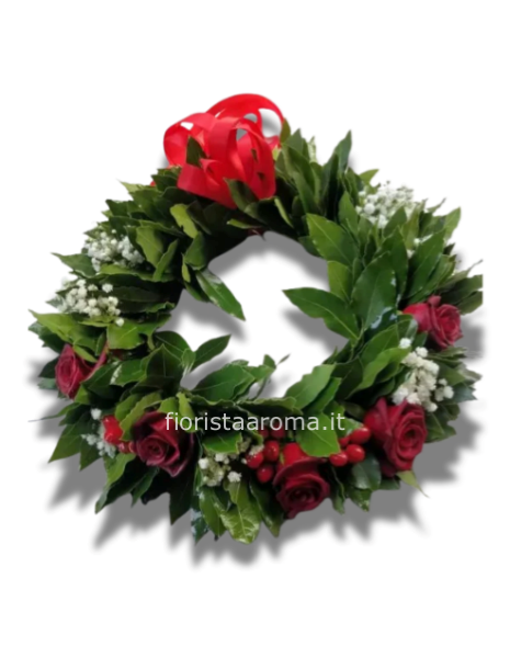 Coroncina nebbiolina, rose e bacche