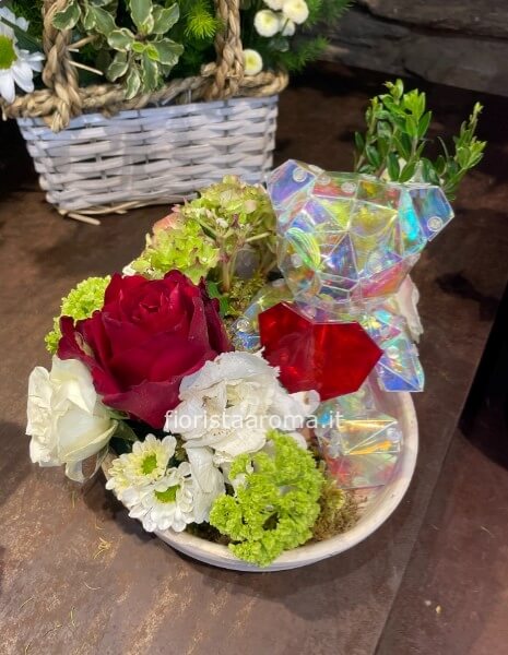 Orso e fiori della mamma
